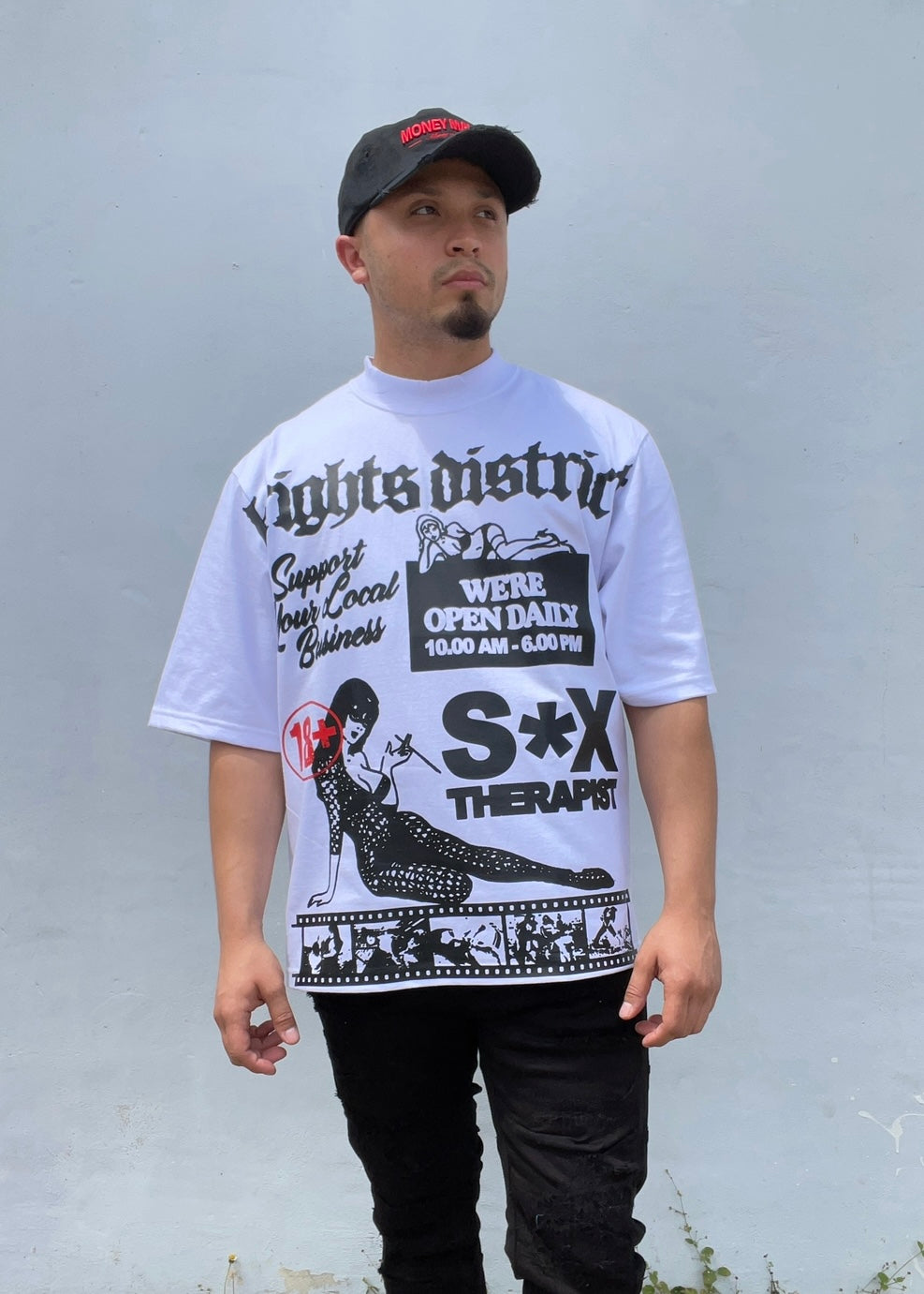 Support Your Local Business Oversized Tee