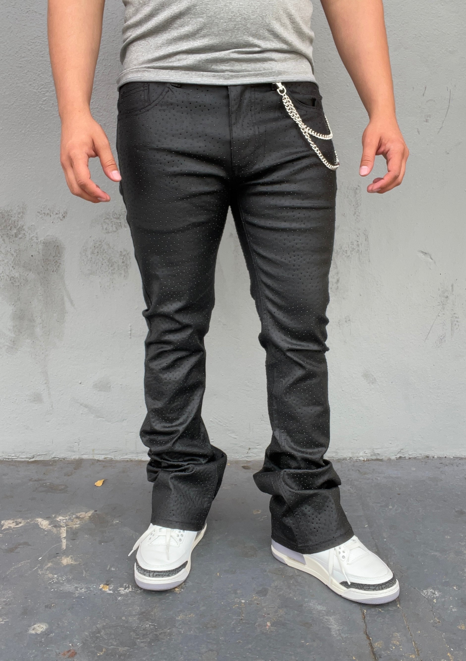 Diamonds Dancing Rhinestone Flared Jeans