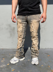 Vintage Flame Cut Jeans