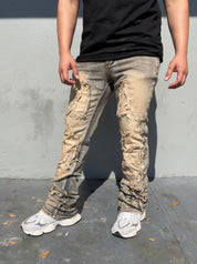 Vintage Flame Cut Jeans