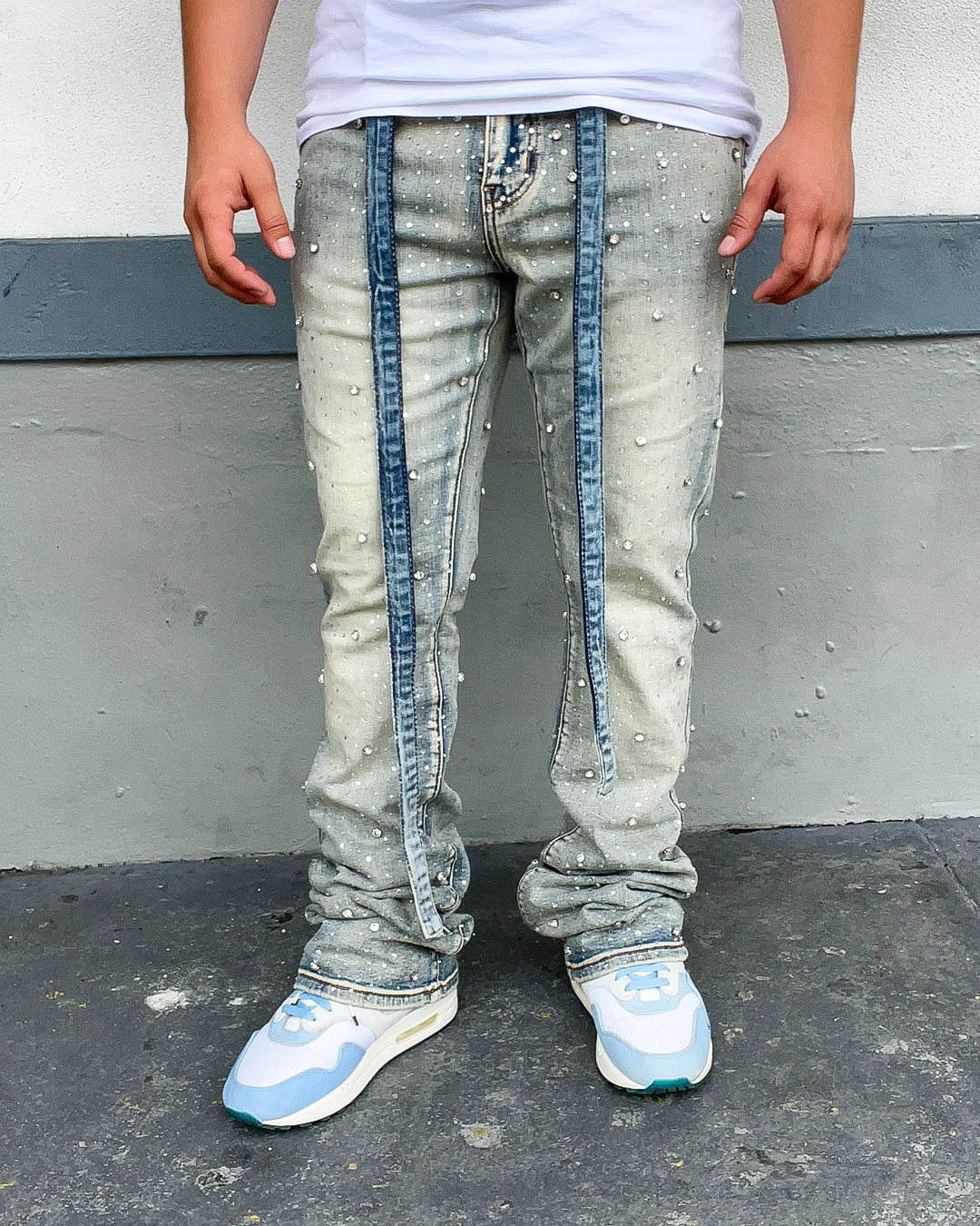 Western Stampede Rhinestone Flare Jeans