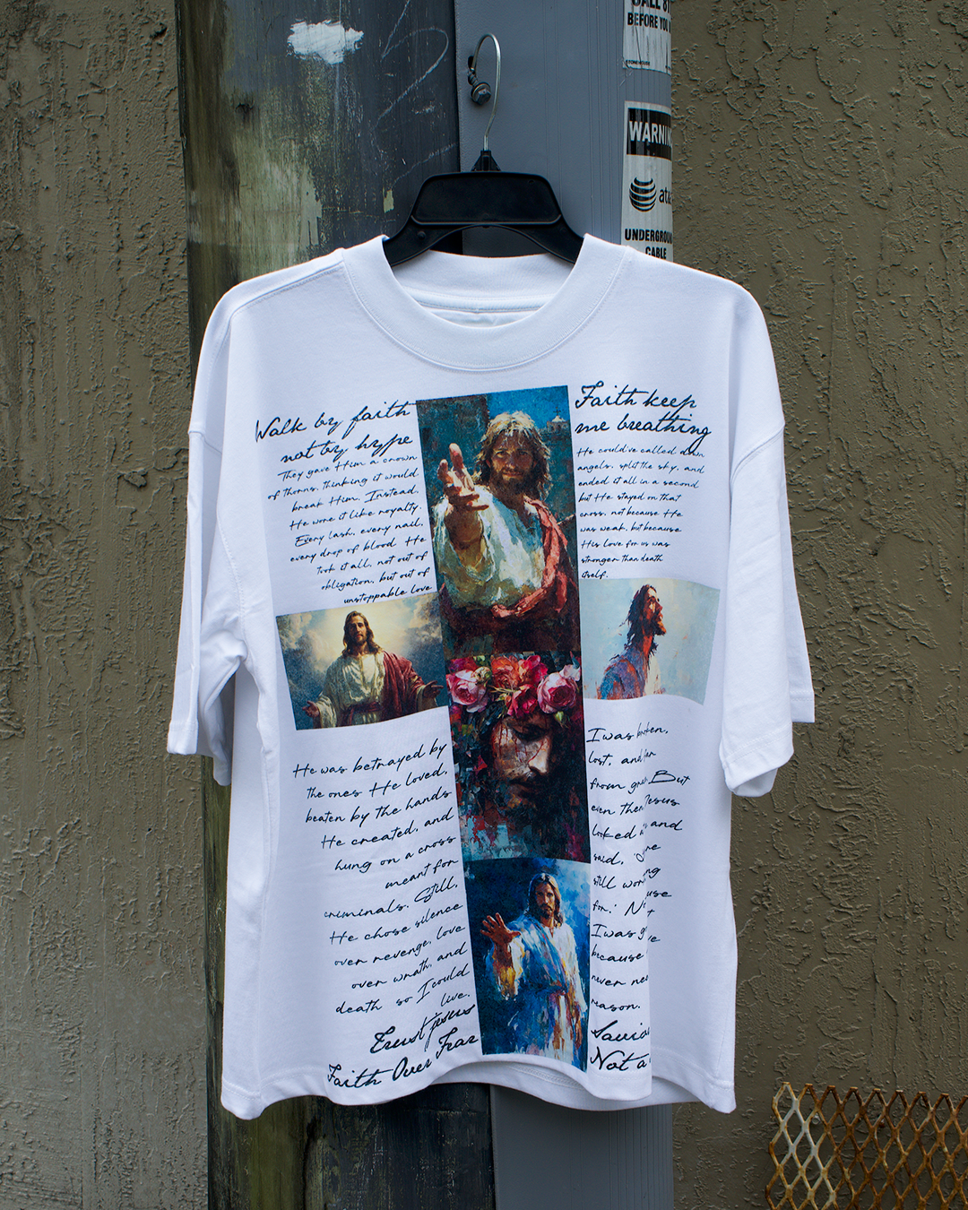 Walk By Faith Oversized Tee