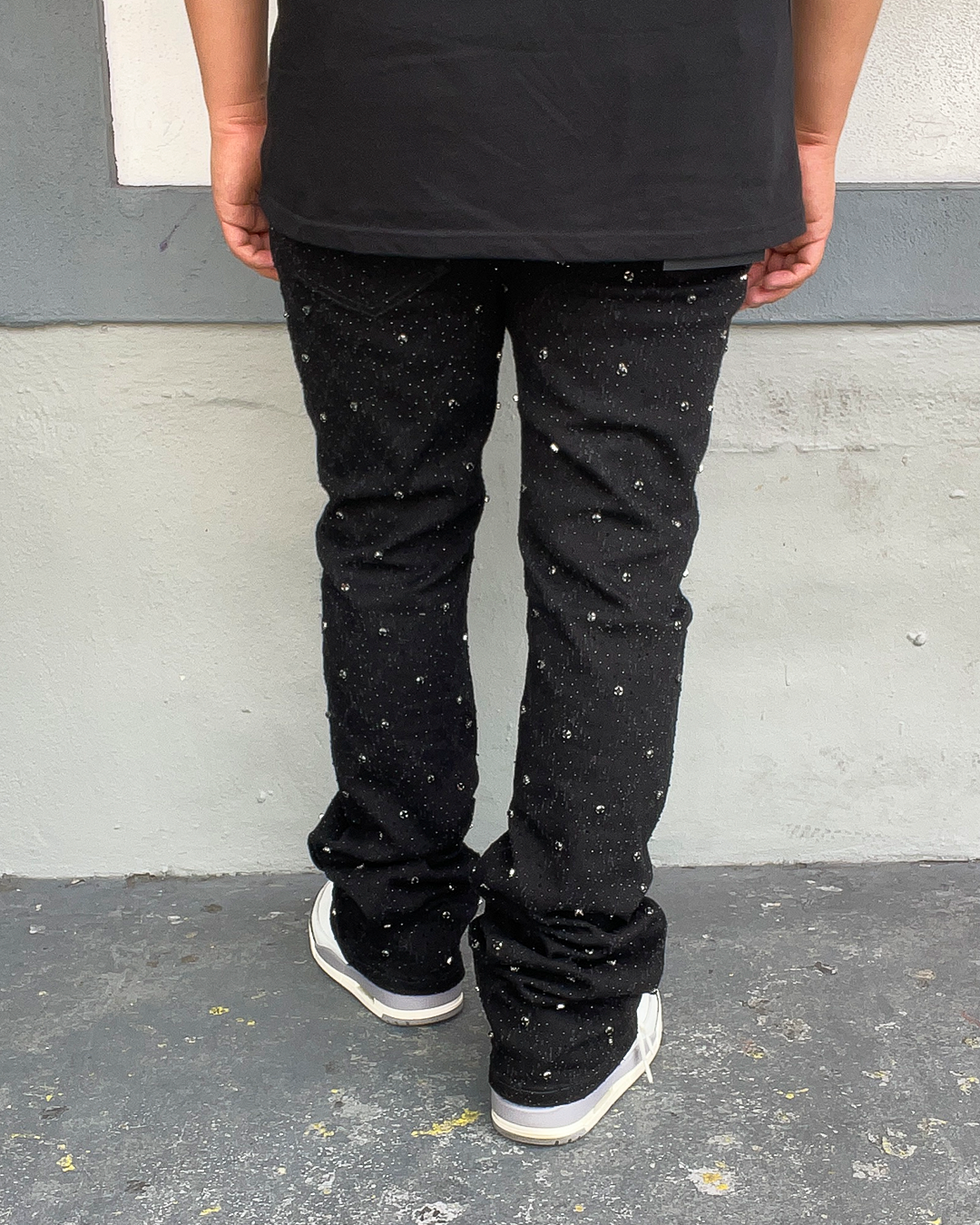 Flash On Diamonds Shine Flare Rhinestone Jeans