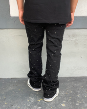 Flash On Diamonds Shine Flare Rhinestone Jeans