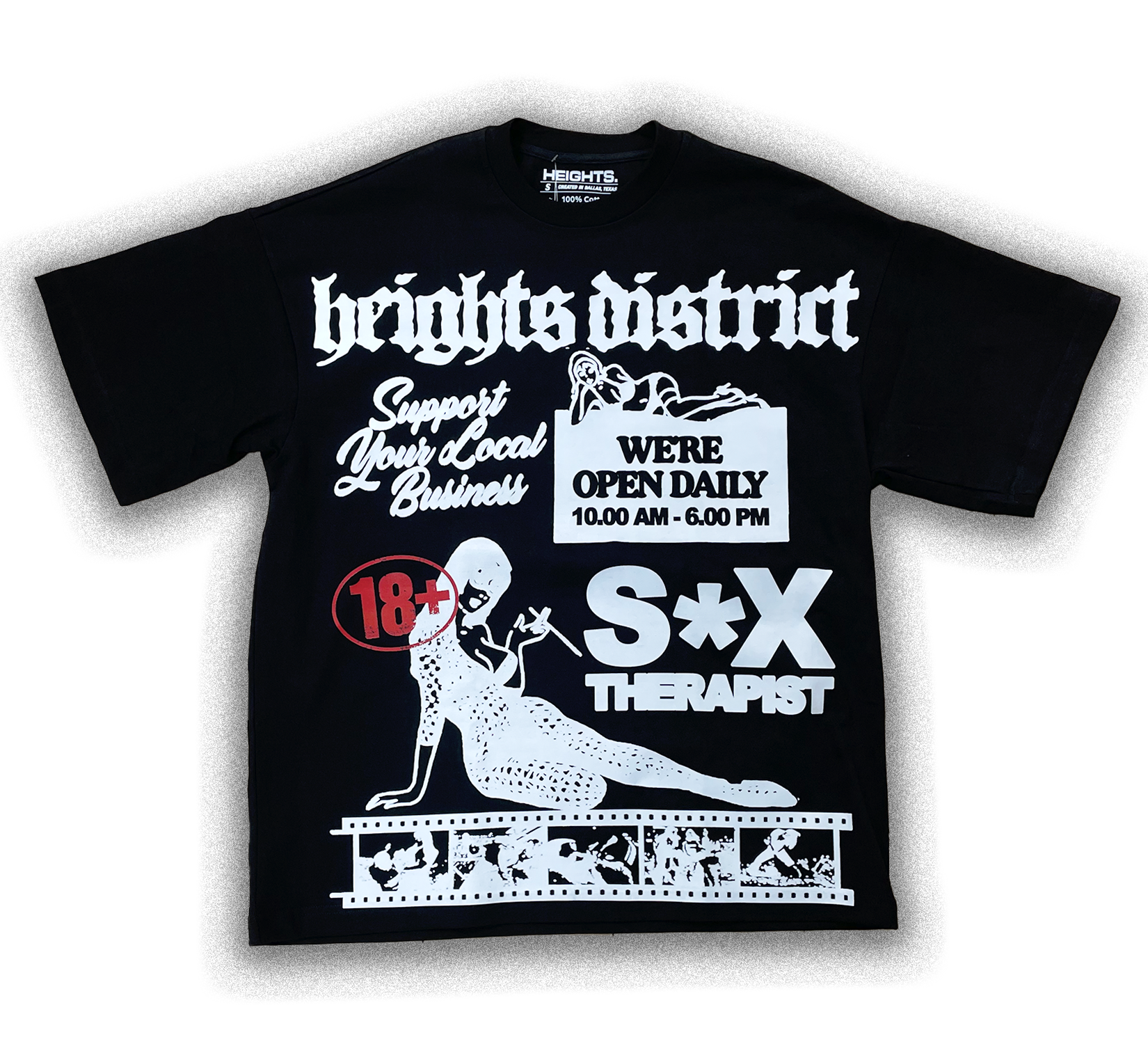 Support Your Local Business Oversized Tee