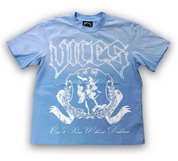 Vices Sky Blue Oversized Tee