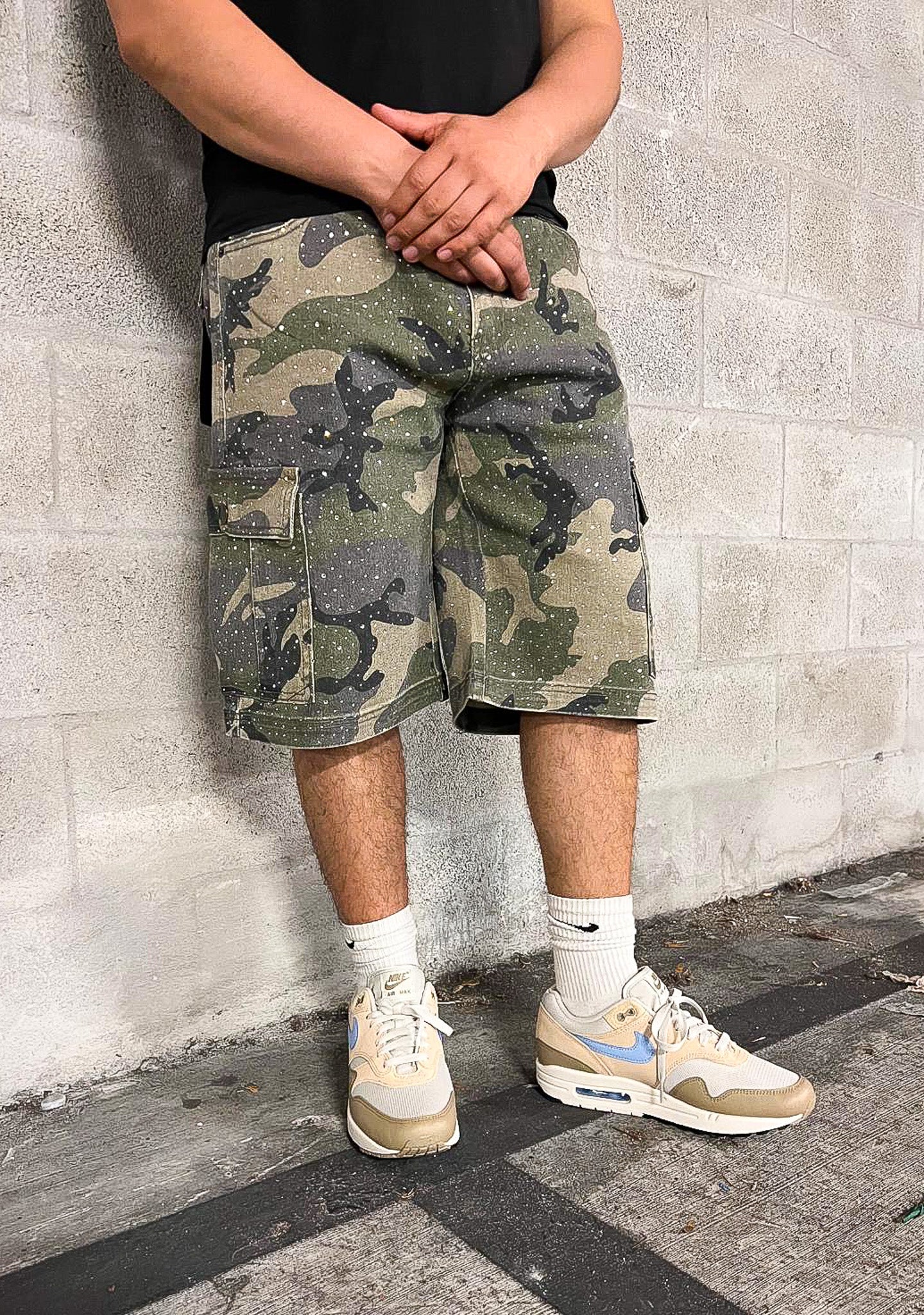 Olive Terrain Cargo Shorts