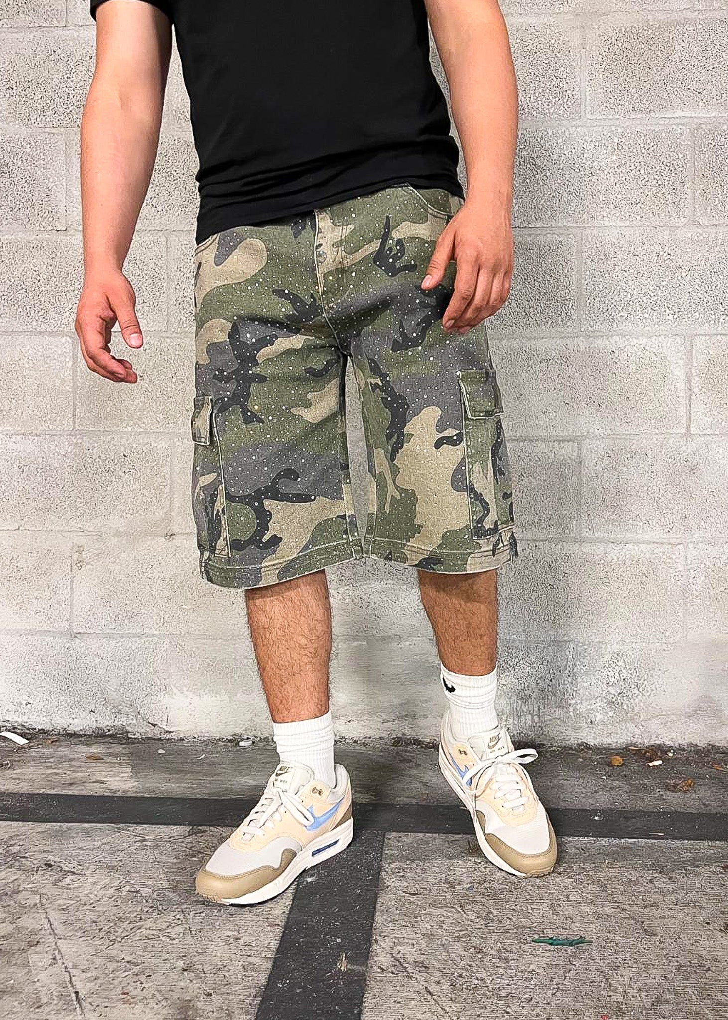 Olive Terrain Cargo Shorts