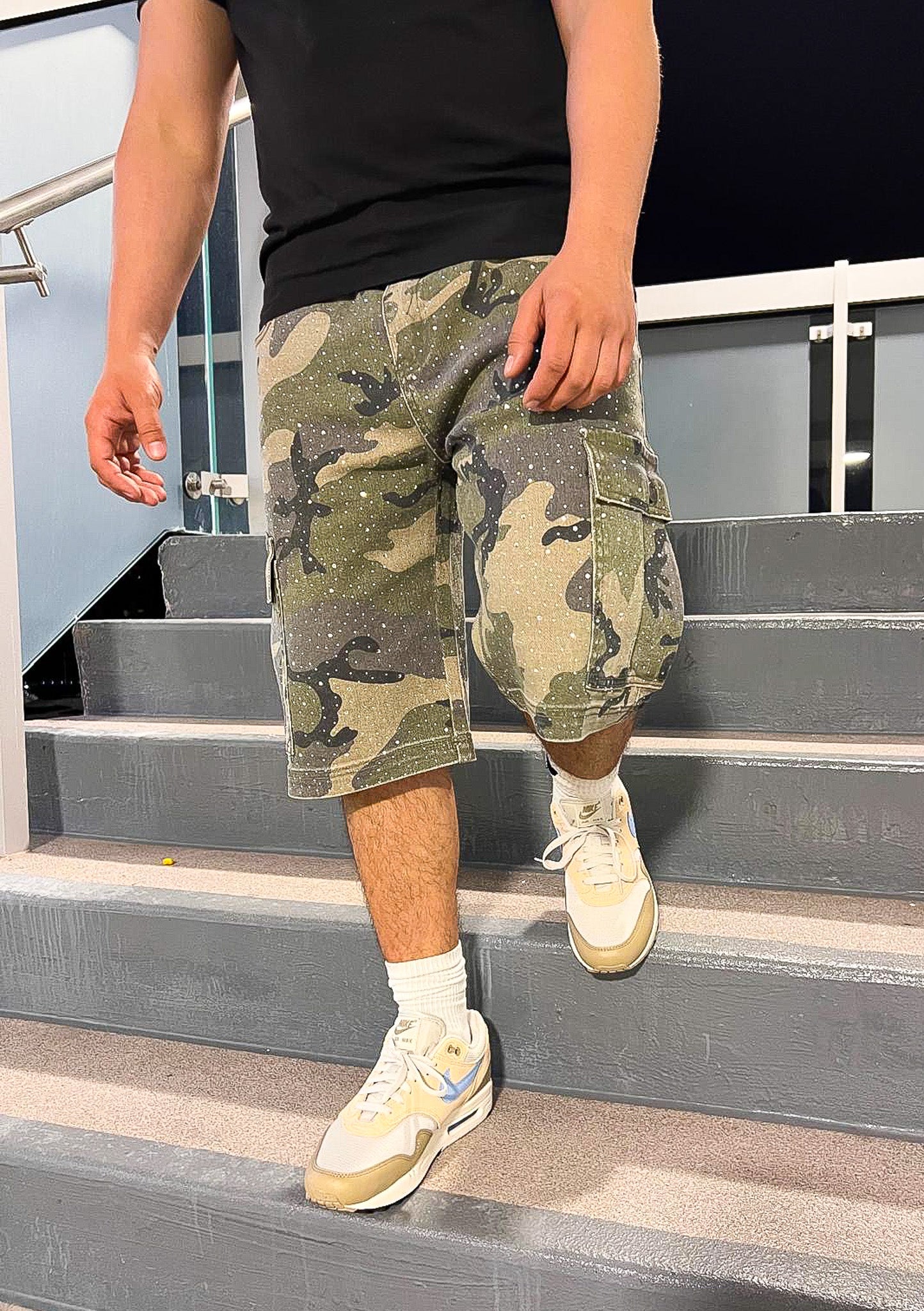 Olive Terrain Cargo Shorts