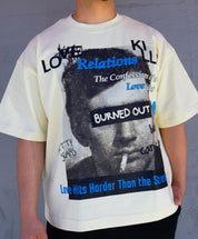 Burned Out Confession Tee – Natural