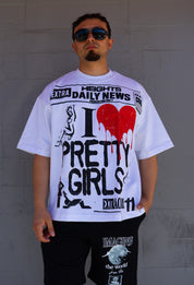Daily News: Pretty Girls Tee – White