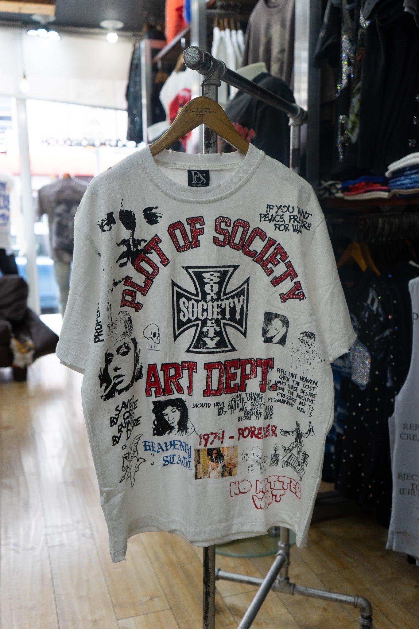 Art Dept Chaos Tee – White