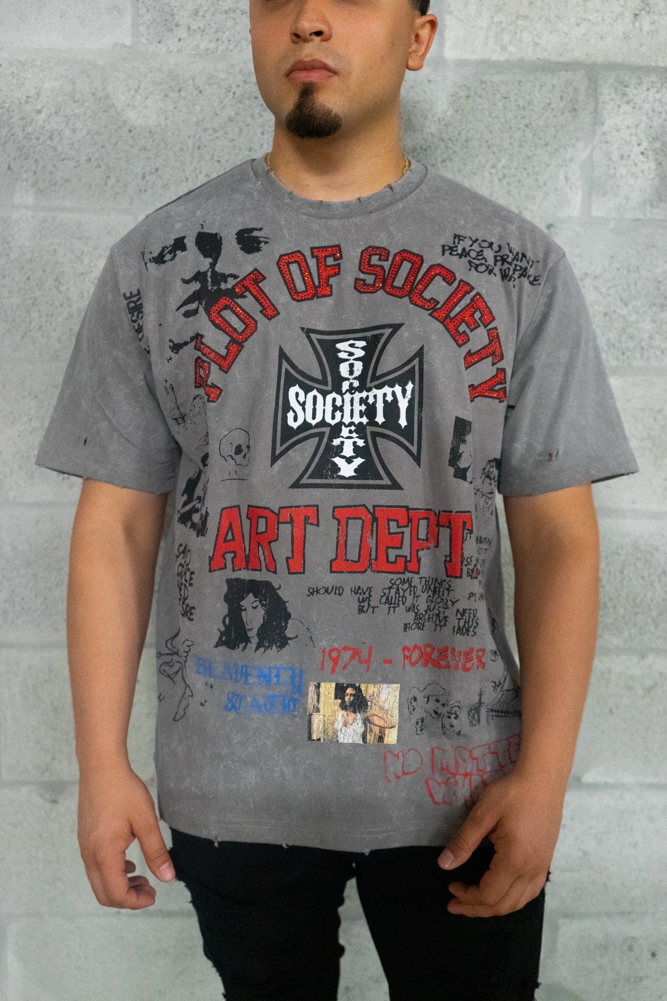 Art Dept Chaos Tee – Grey
