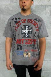 Art Dept Chaos Tee – Grey