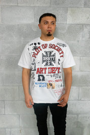 Art Dept Chaos Tee – White