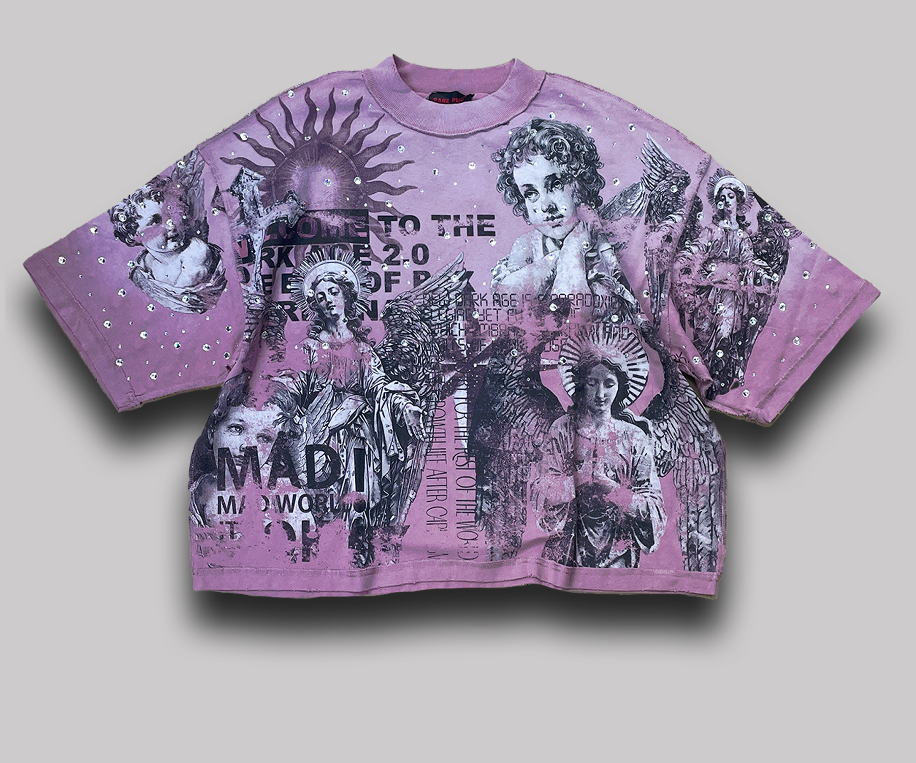 Mad World Crop Tee