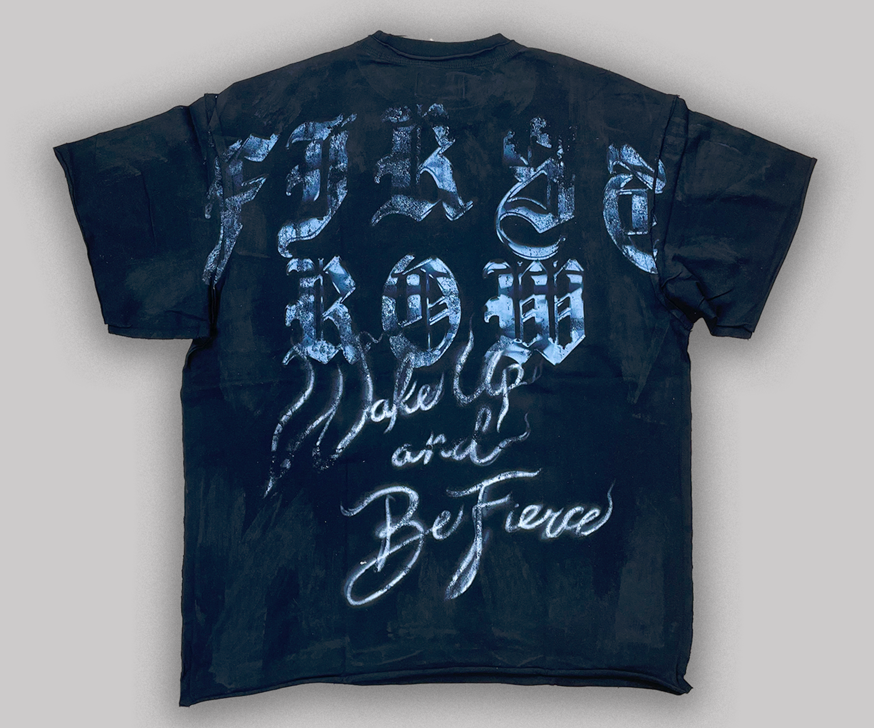 Wake Up Agressive Oversized Tee