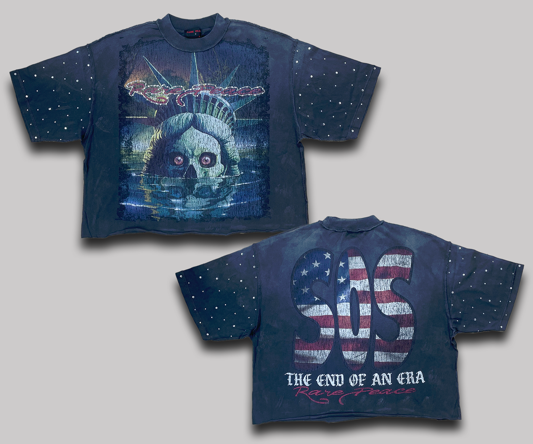 Sos Liberty Crop Tee