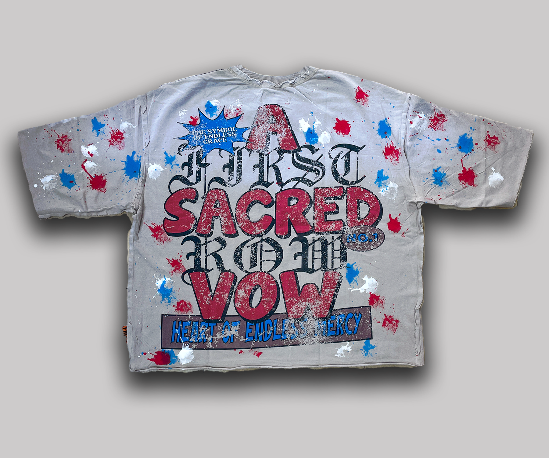 The Symbol Of Endless Grace Mens Crop Tee