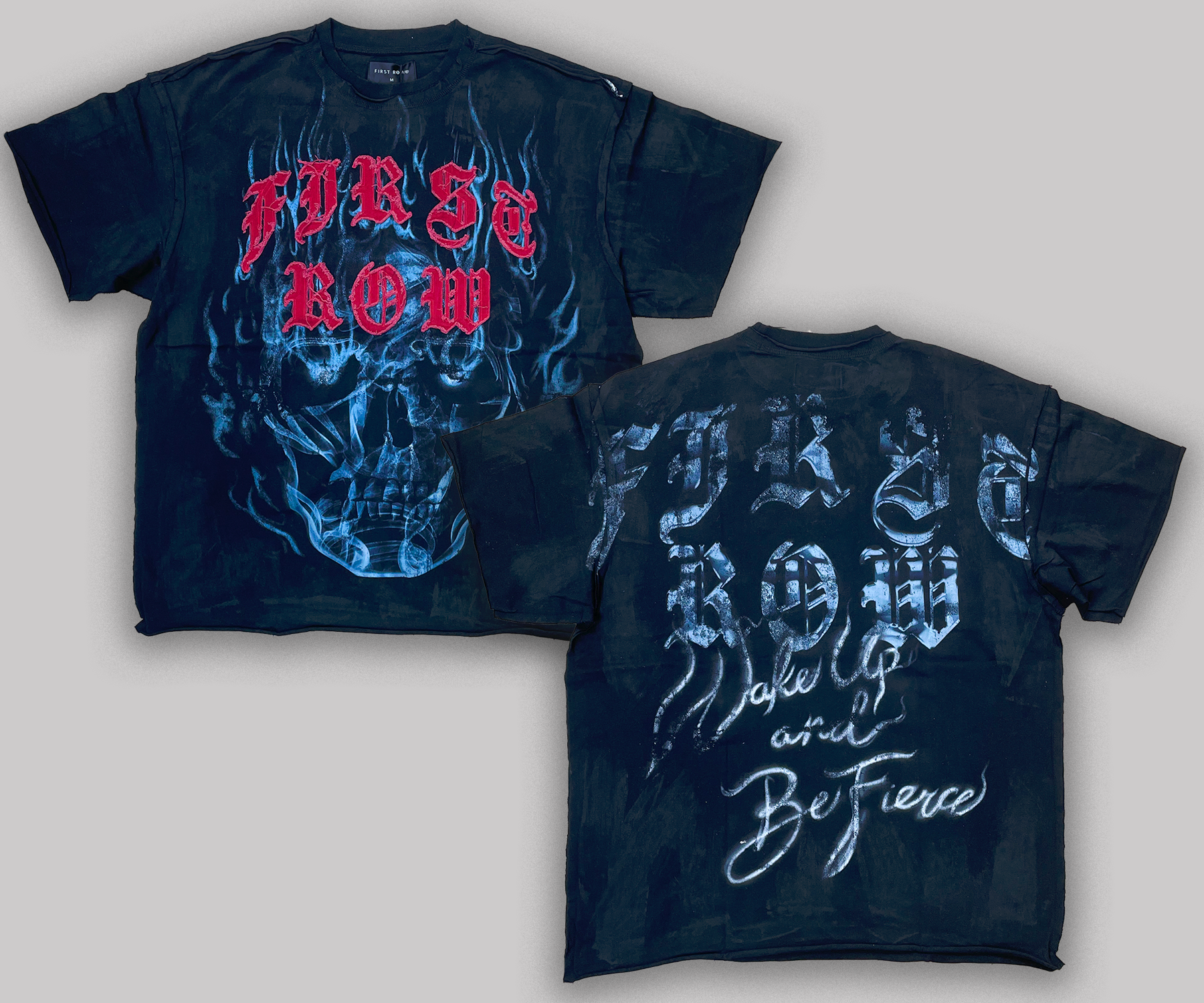 Wake Up Agressive Oversized Tee