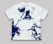 Death Before Dishonor Tee (White and Navy)