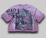 Mad World Crop Tee