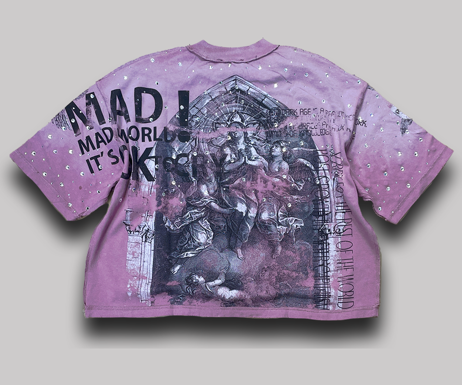Mad World Crop Tee