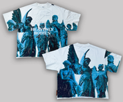 Imagine The World From The Sky's View Crop Tee