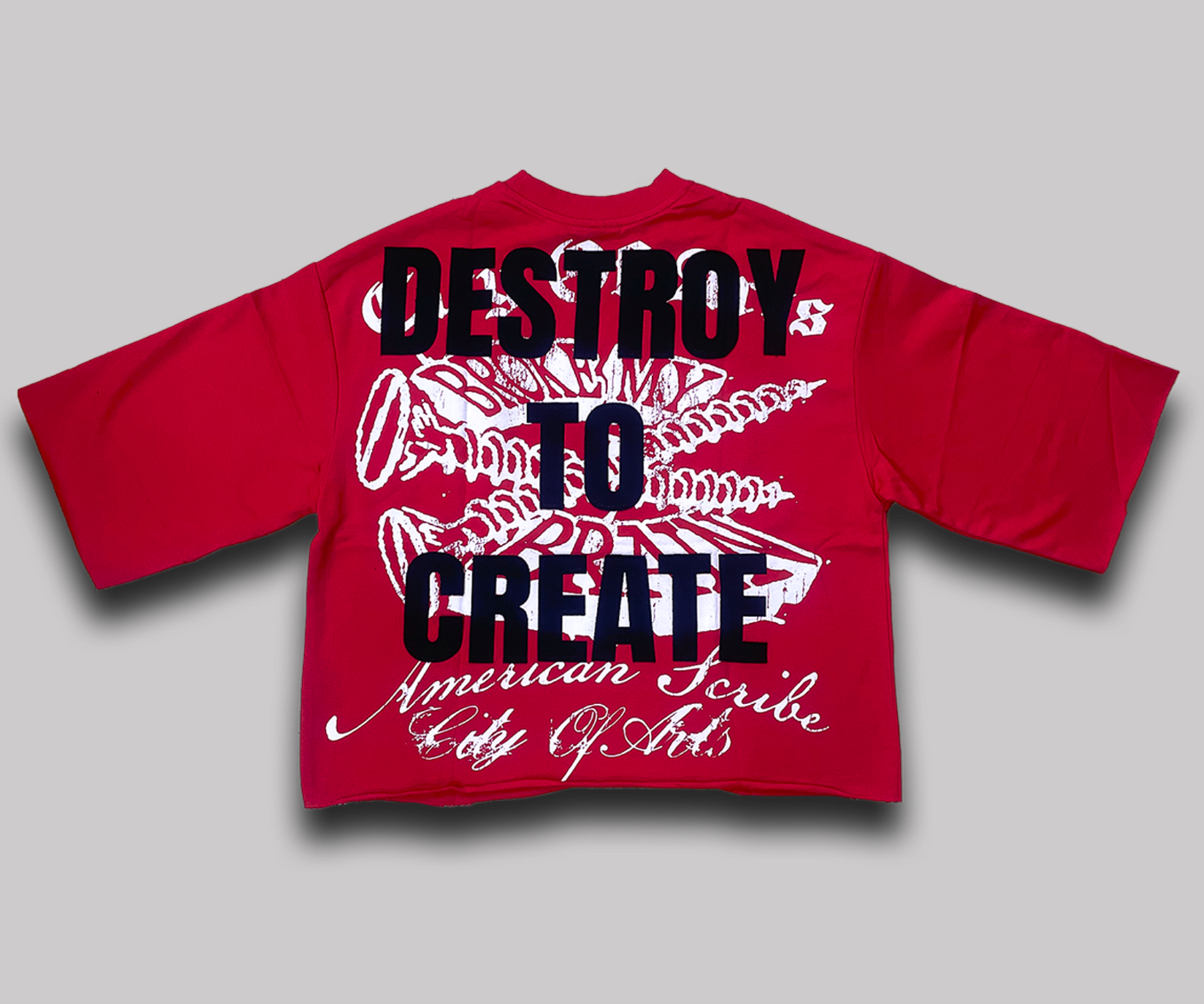 Destroy To Create Crop Tee