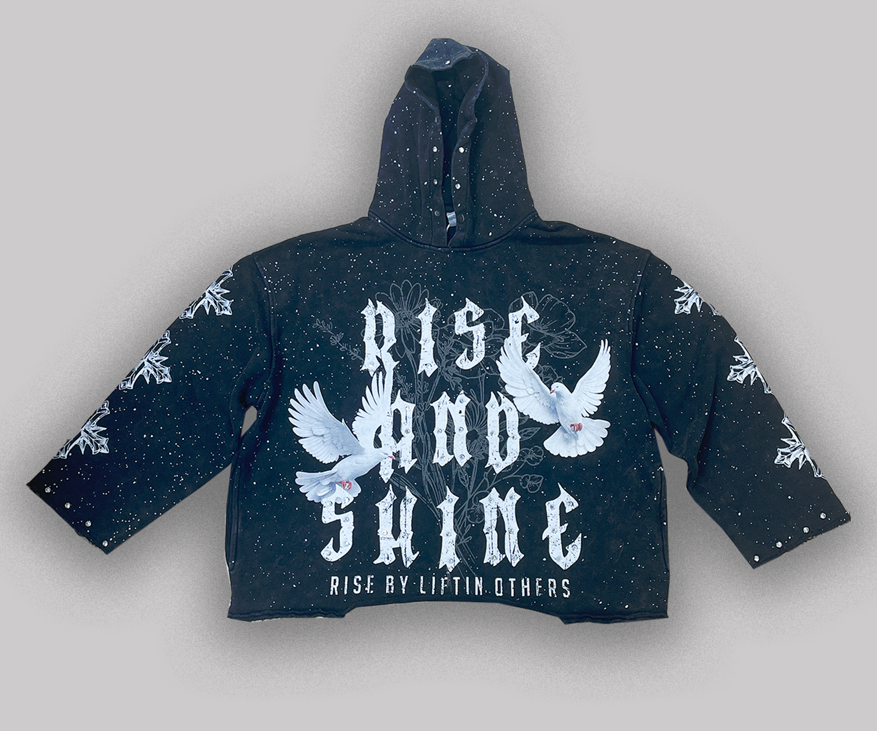 Rise By Lifting Others Crop Hoodie