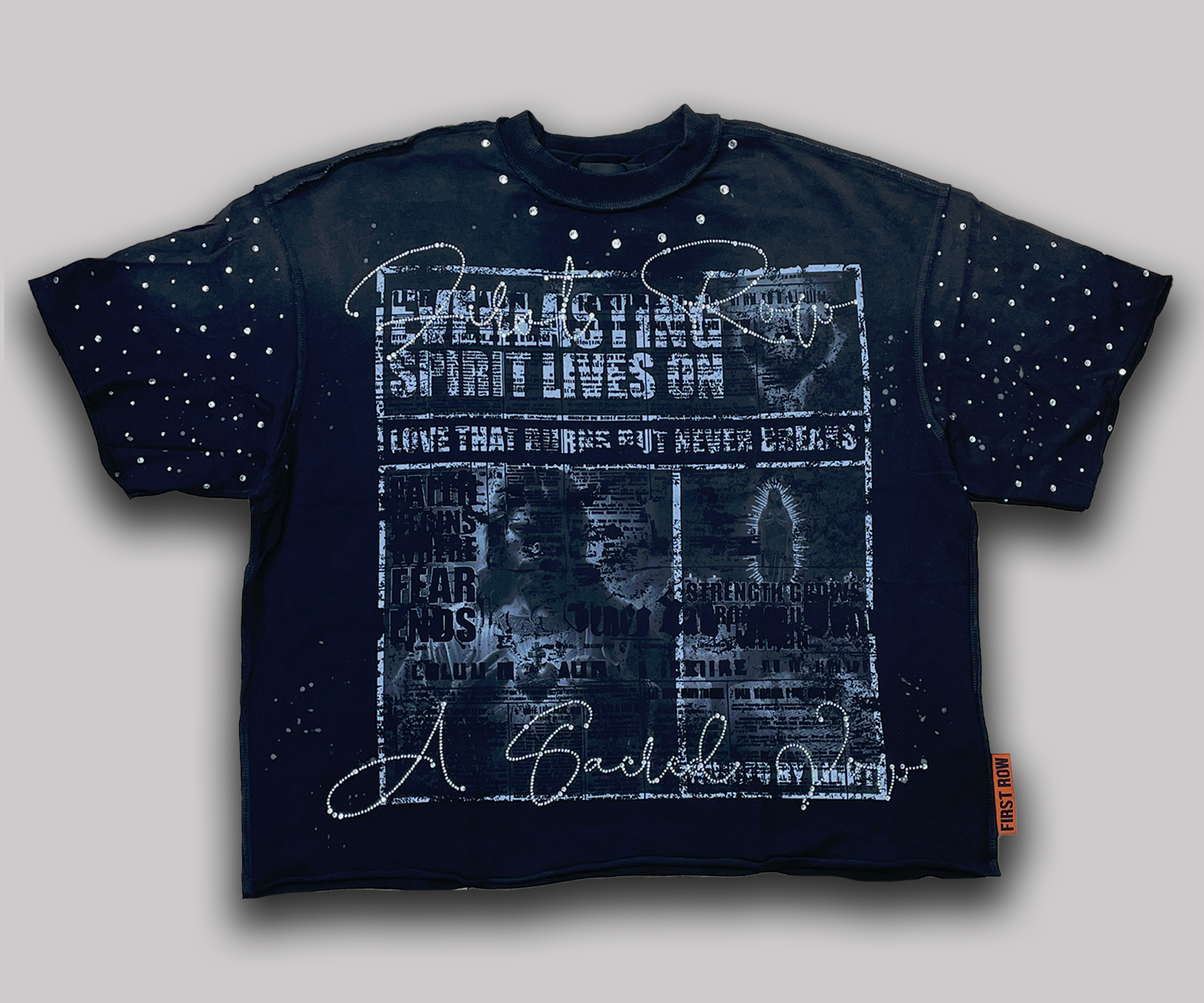 Faith Begins Where Fear Ends Mens Crop Tee