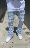 Sky Blue Stacked Jeans