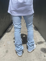 Sky Blue Stacked Jeans