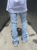 Sky Blue Stacked Jeans