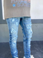 Distressed & Destroyed Skinny Jeans