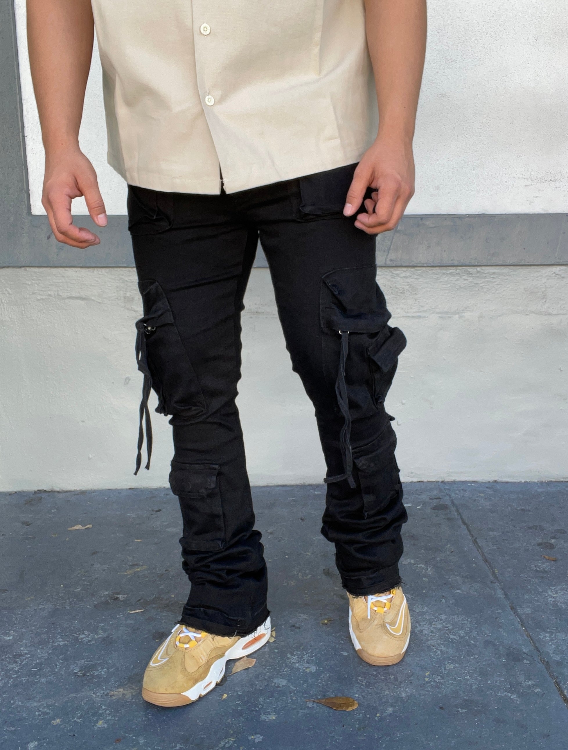 Gftd Cargo Flared Jeans