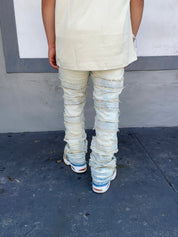 Screwed Light Wash Flared Jeans