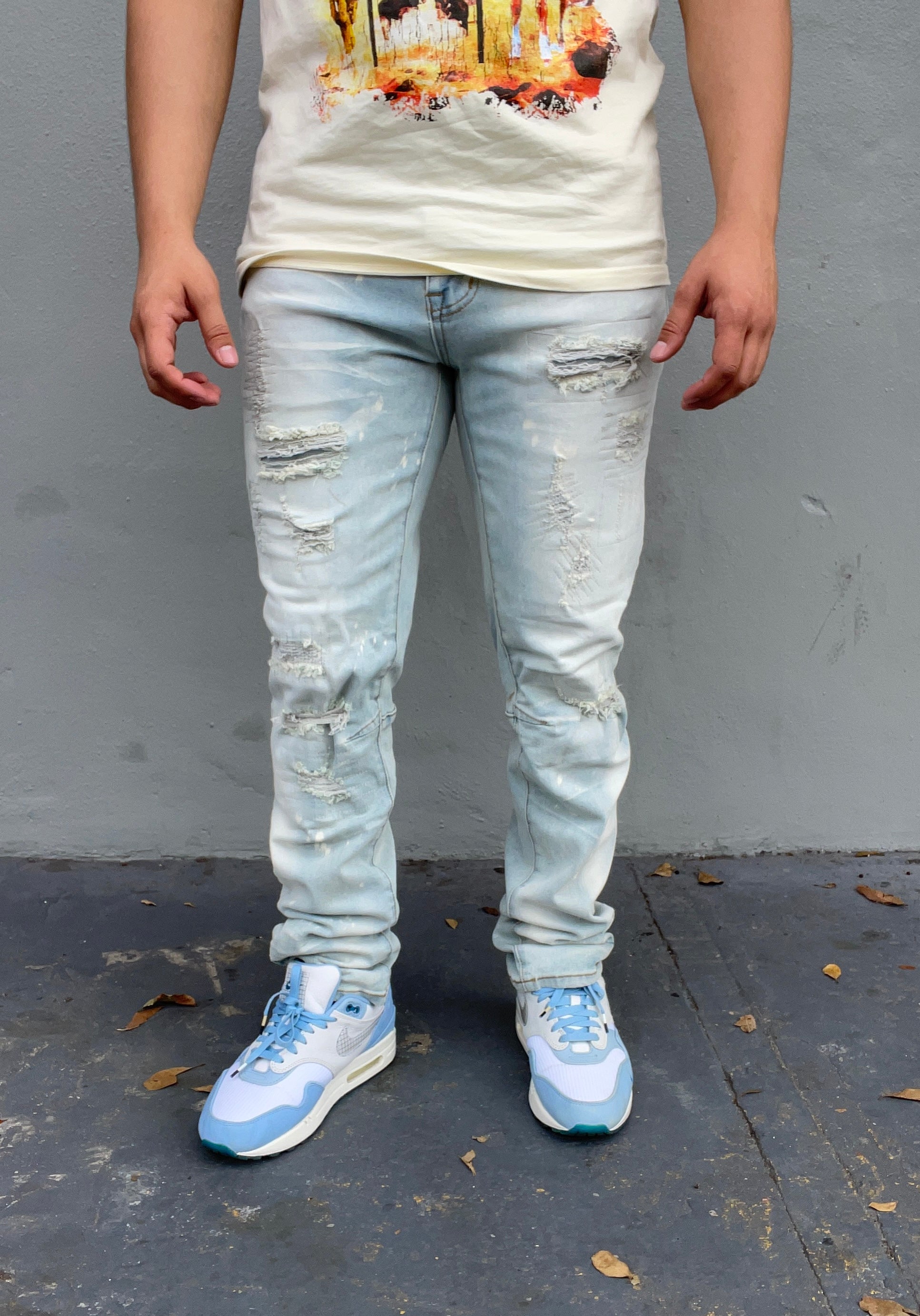 Pf Cloud Blue Skinny Jeans