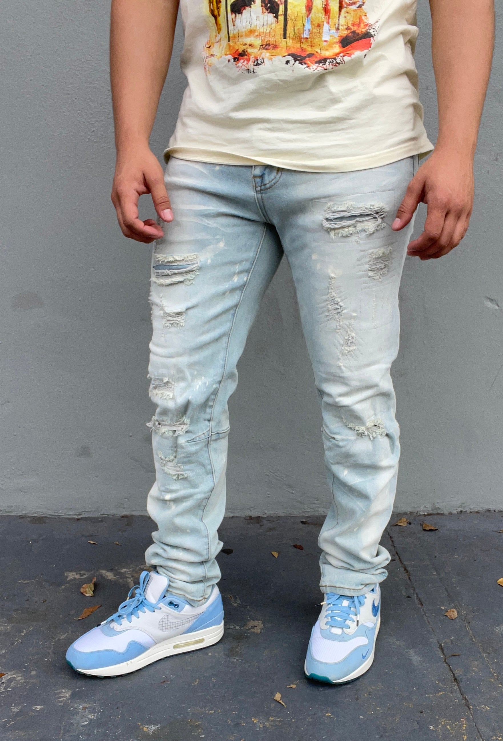 Pf Cloud Blue Skinny Jeans