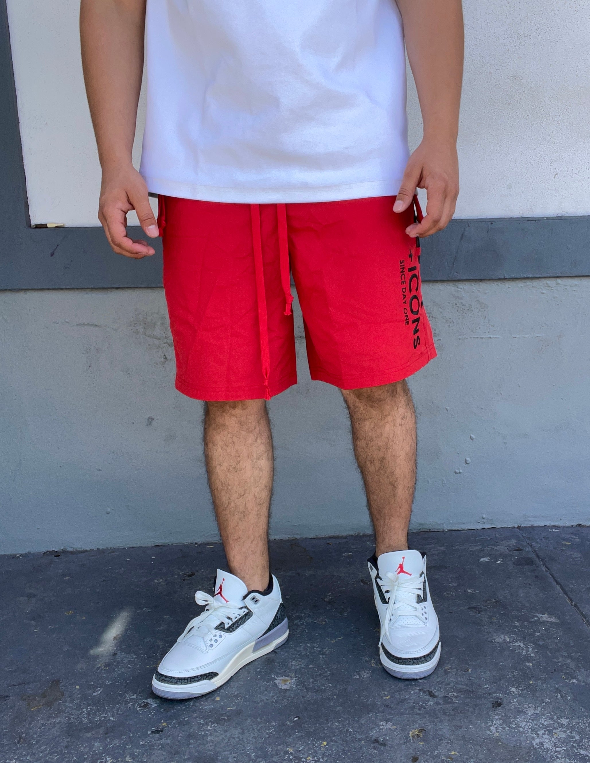 Icon Red Shorts