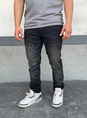 Rhinestone Skinny Jeans