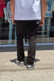 Rhinestone Flared Jeans