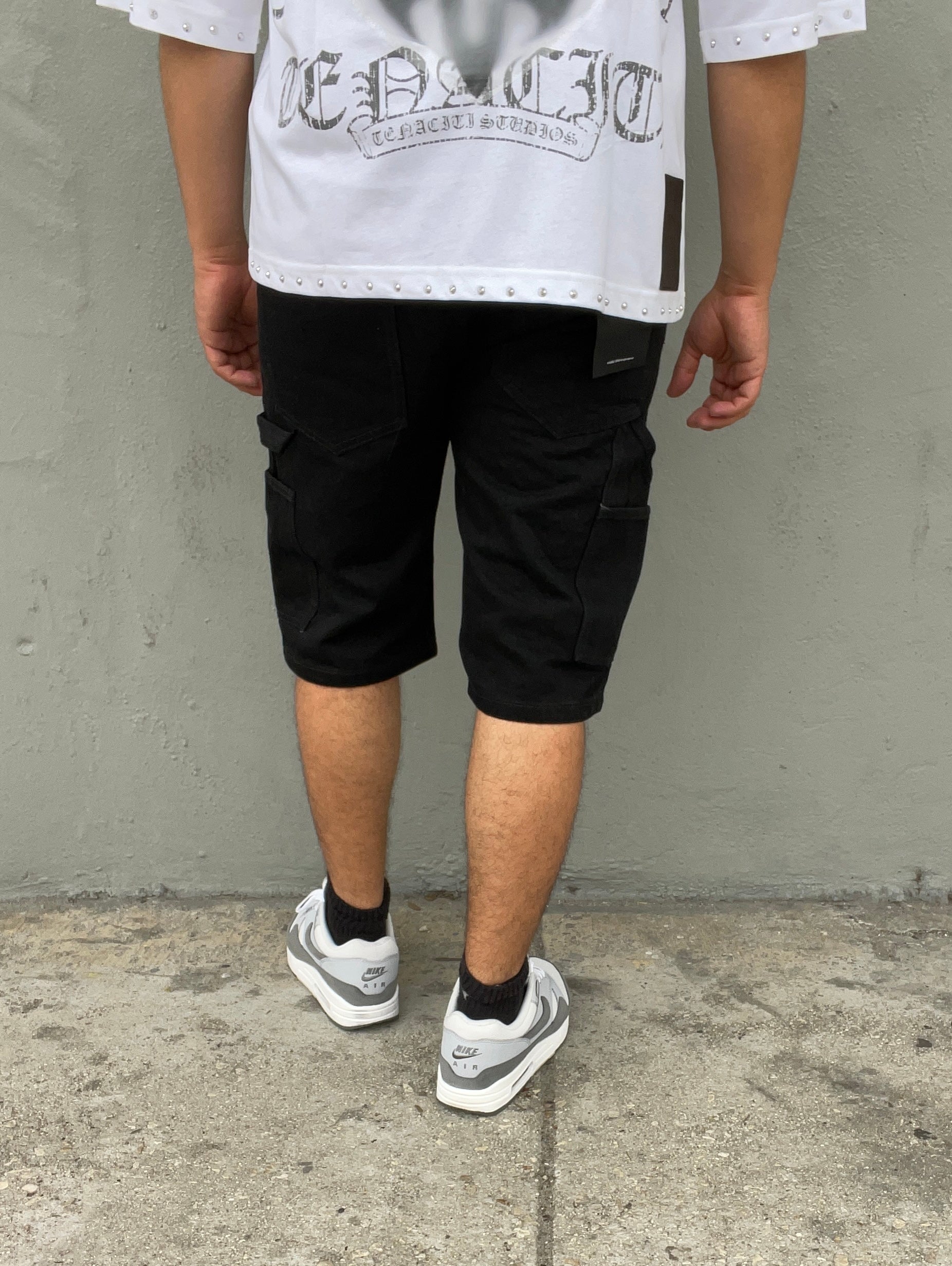 Rhinestone Jean Short