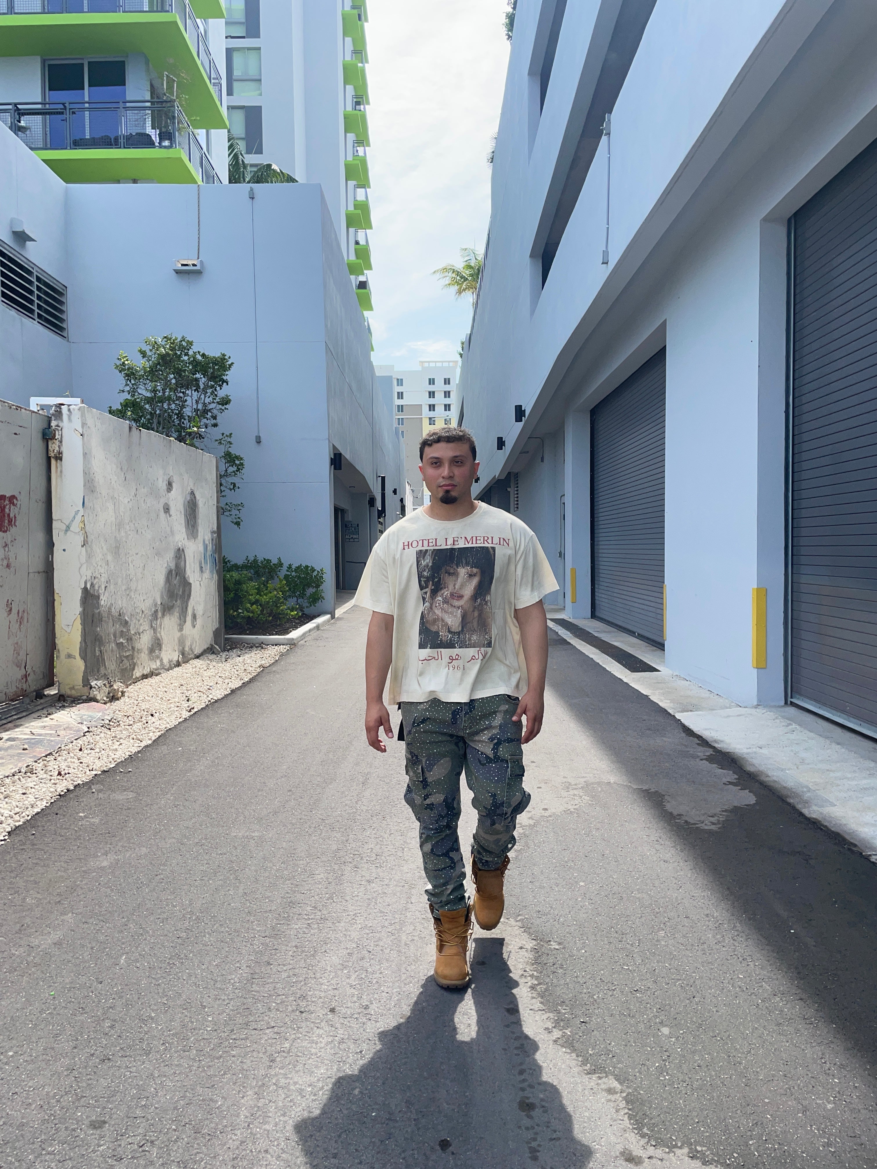 Cigs & S** Merlin Tee (Cream)