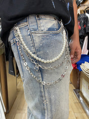 Web Of Pearls Jean Chain