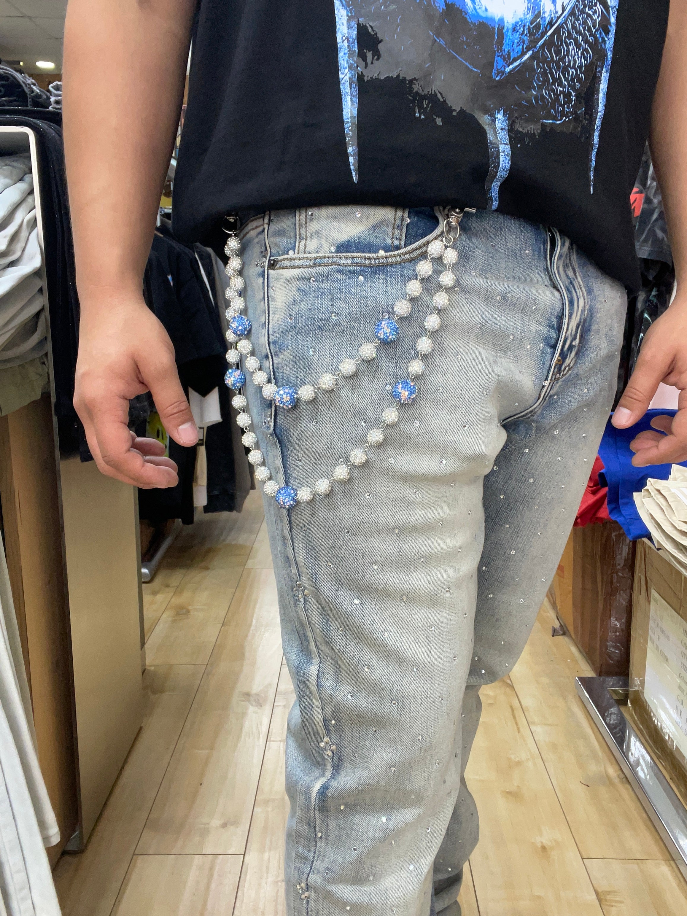 Dancing Pearls Jean Chain