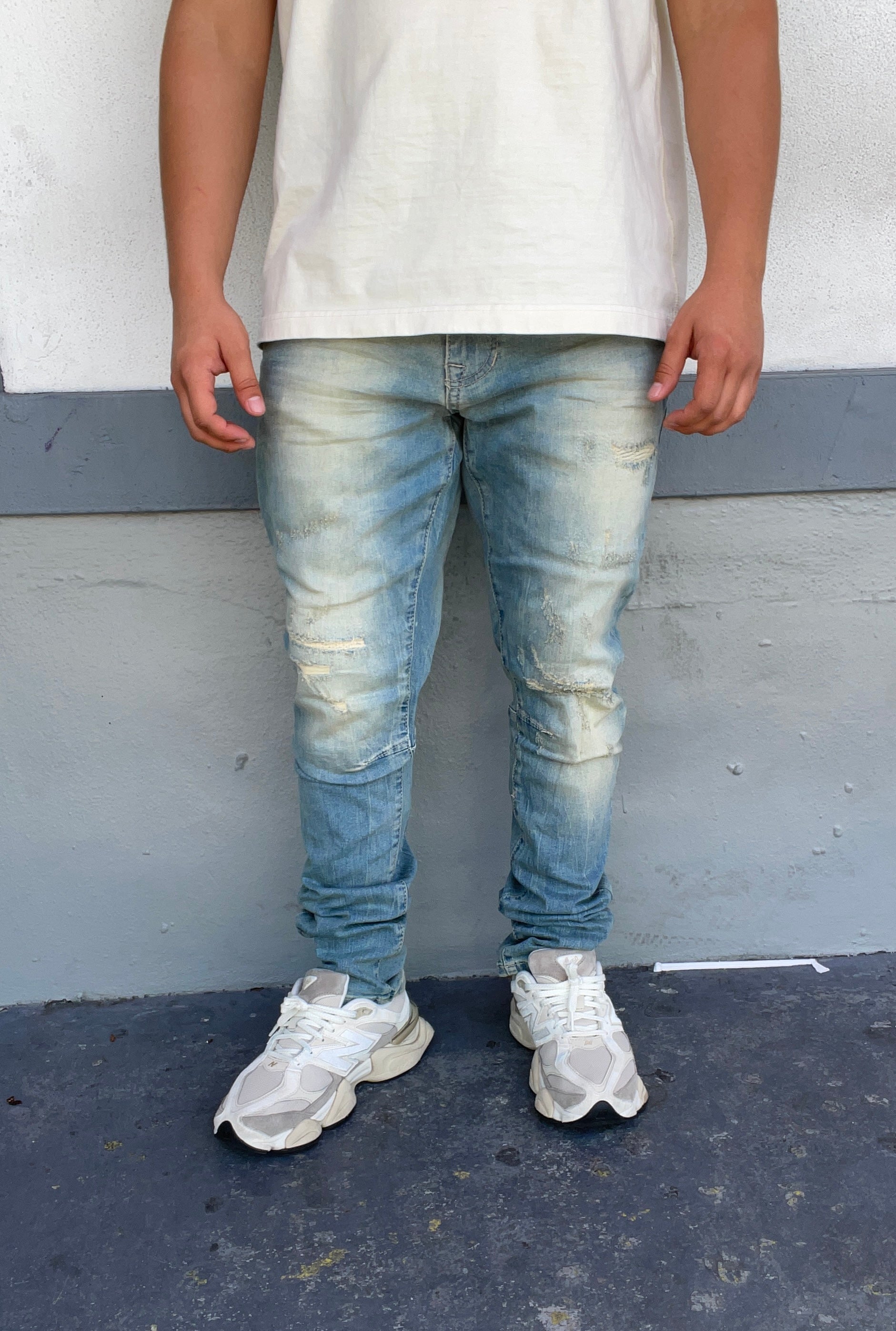 Munich Blue Skinny Fit Jeans