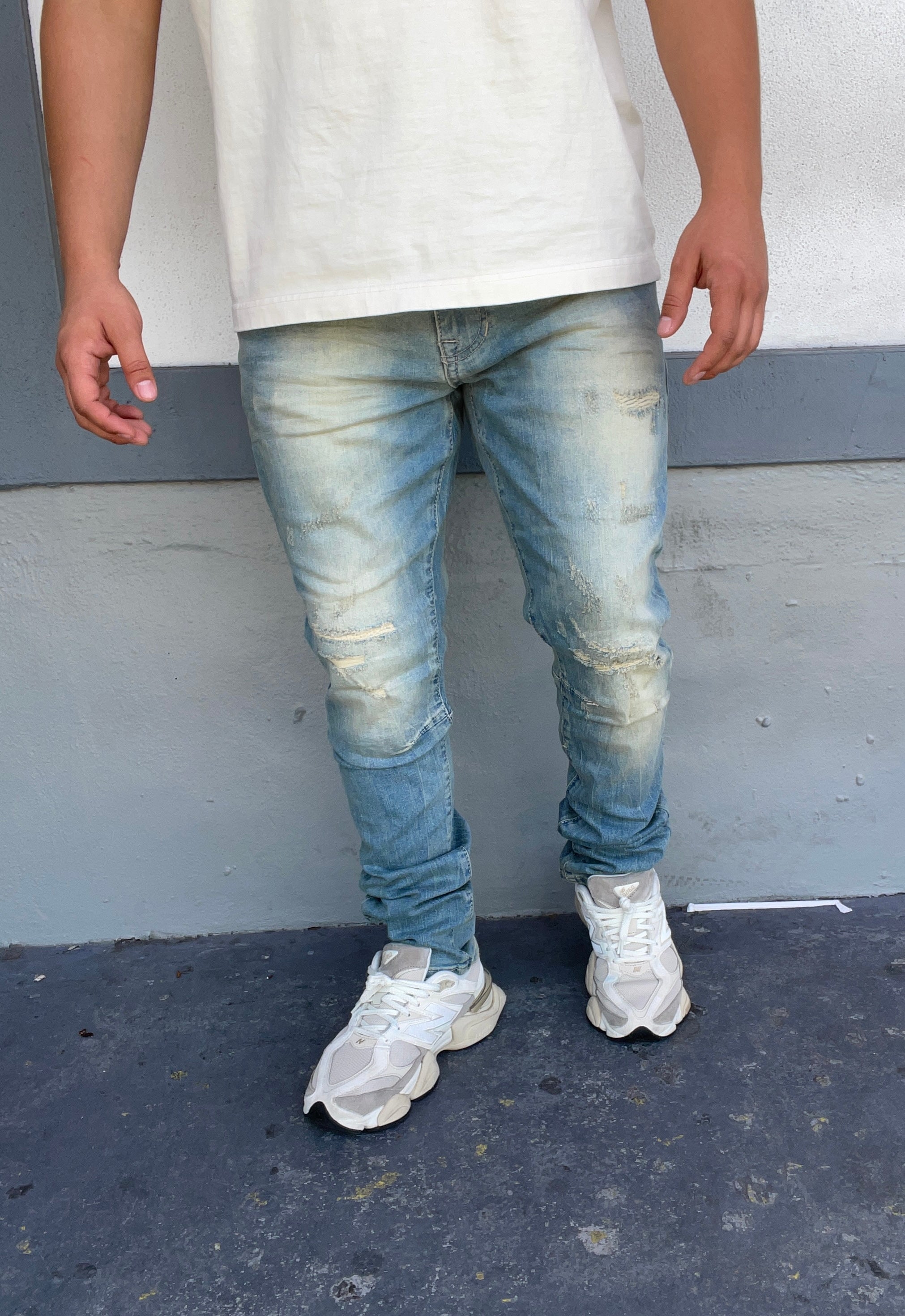 Munich Blue Skinny Fit Jeans
