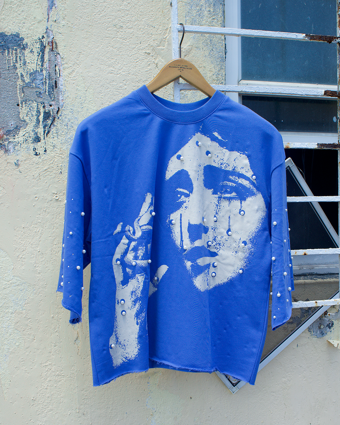 Married To The Game Pearl Crop Tee