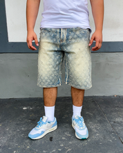 Vintage Tint Diamonds Dancing Jean Shorts